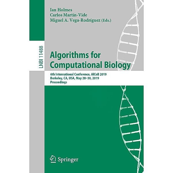 Algorithms for Computational Biology / Lecture Notes in Computer Science Bd.11488