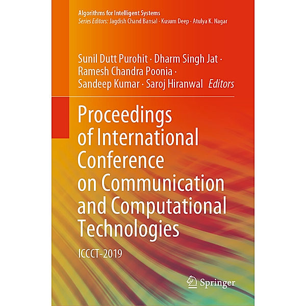 Algorithms for Intelligent Systems / Proceedings of International Conference on Communication and Computational Technologies