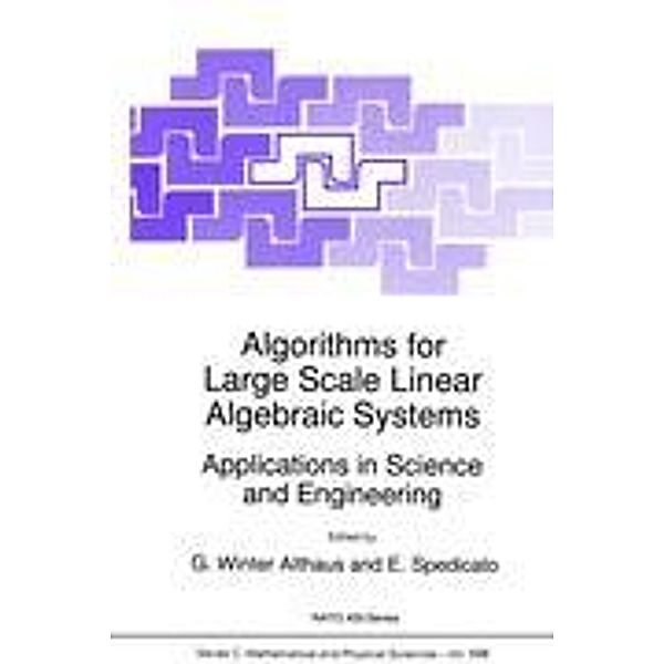 Algorithms for Large Scale Linear Algebraic Systems: