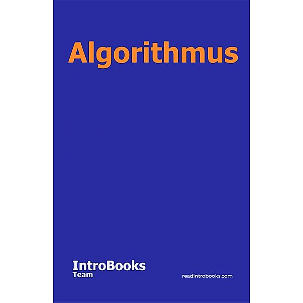 Algorithmus, IntroBooks Team