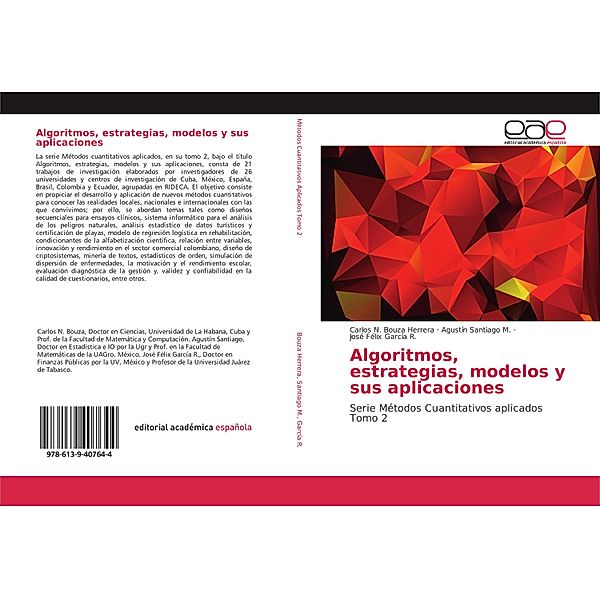 Algoritmos, estrategias, modelos y sus aplicaciones, Carlos N. Bouza Herrera, Agustín Santiago M., José Félix García R.