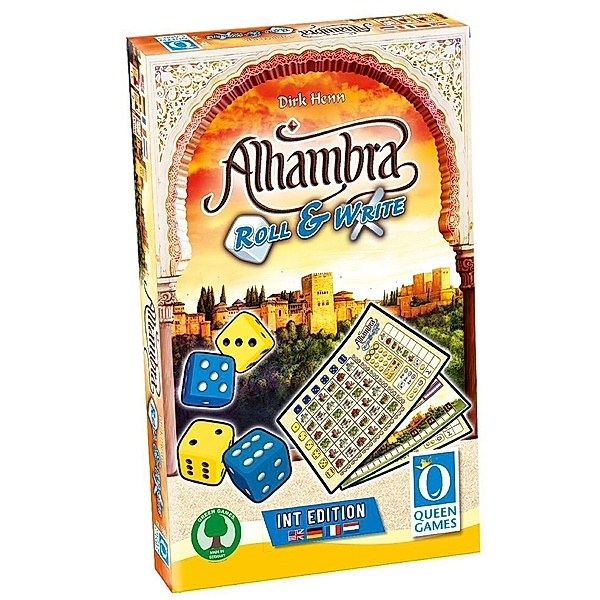Huch, Hutter Trade, QUEEN GAMES GmbH Alhambra Roll & Write, Dirk Henn