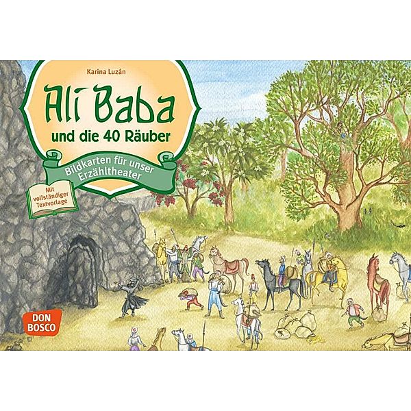 Ali Baba und die 40 Räuber. Kamishibai Bildkartenset