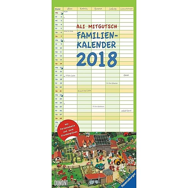Ali Mitgutsch Familienkalender 2018, Ali Mitgutsch