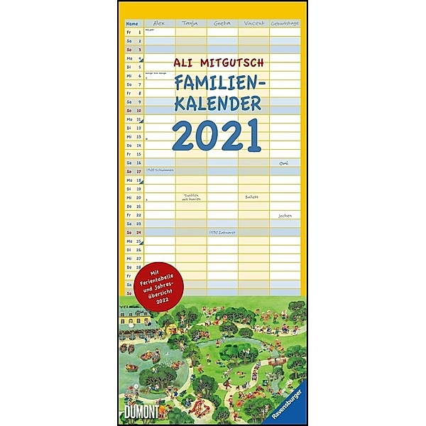Ali Mitgutsch Familienkalender 2021, Ali Mitgutsch