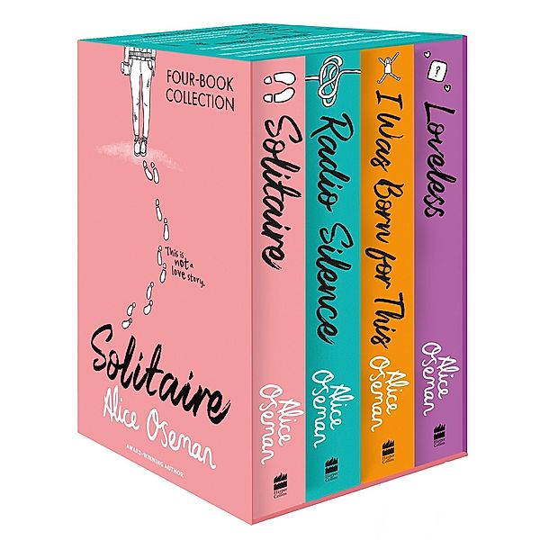 Alice Oseman Four-Book Collection Box Set (Solitaire, Radio Silence, I Was Born For This, Loveless), Alice Oseman