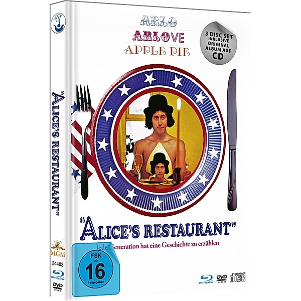Alice's Restaurant DVD-Box, Arlo Guthrie, James Broderick, Pat Quinn