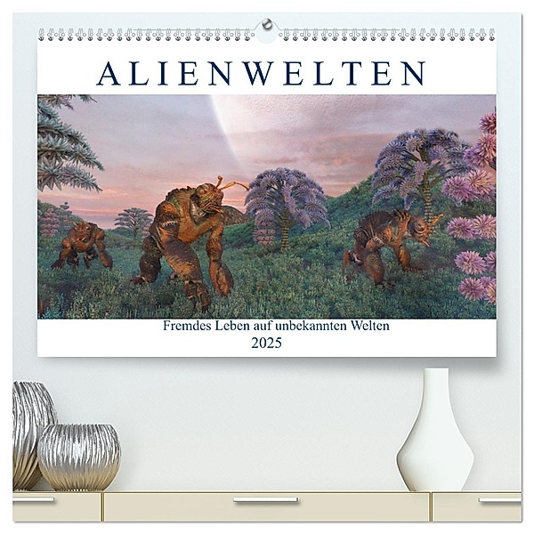 Alienwelten (hochwertiger Premium Wandkalender 2025 DIN A2 quer), Kunstdruck in Hochglanz, Calvendo, Karsten Schröder