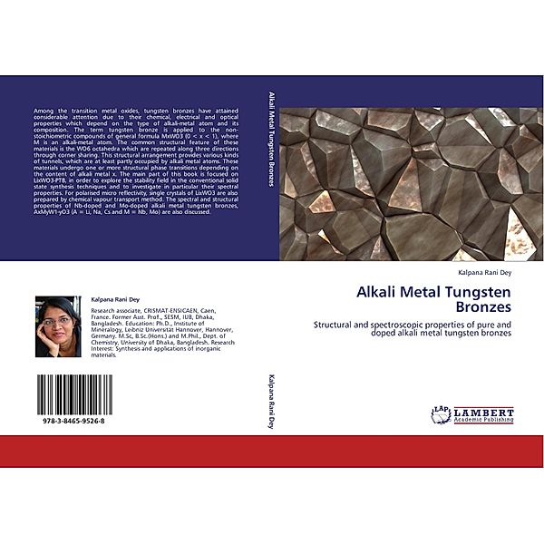 Alkali Metal Tungsten Bronzes, Kalpana Rani Dey