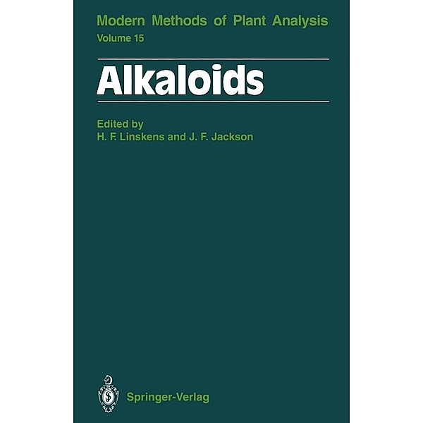 Alkaloids / Molecular Methods of Plant Analysis Bd.15