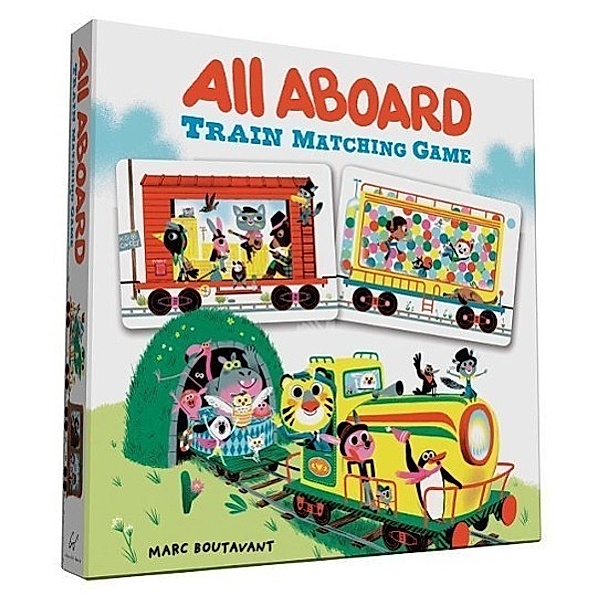 All Aboard Train Matching Game, Marc Boutavant