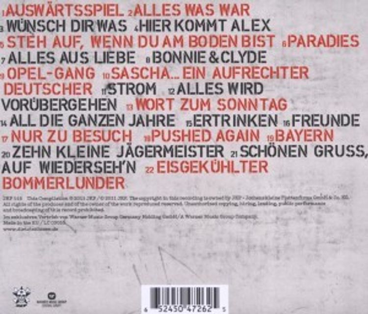 All die ganzen Jahre - Ihre besten Lieder von Die Toten Hosen | Weltbild.de