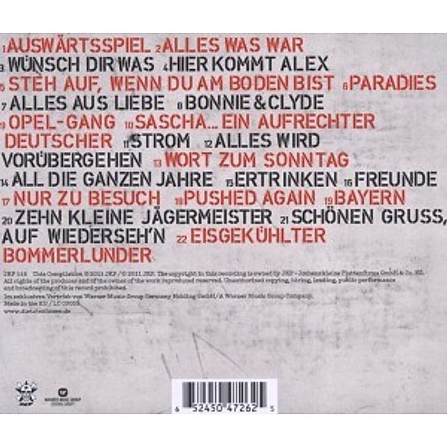 All die ganzen Jahre - Ihre besten Lieder von Die Toten Hosen | Weltbild.de