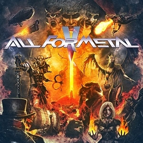 All For Metal Vol.5 (Cd+Dvd), Diverse Interpreten