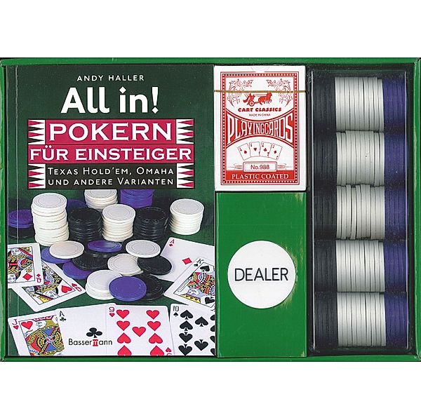 All in! Pokern für Einsteiger, m. Poker-Karten u. Chips, Andy Haller