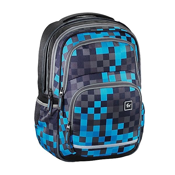 All Out All Out Rucksack Blaby, Blue Pixel