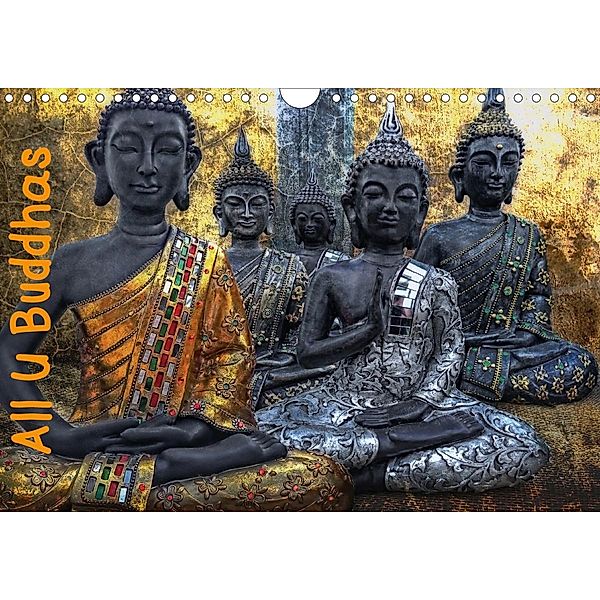 All U Buddhas (Wandkalender 2021 DIN A4 quer), Joachim G. Pinkawa