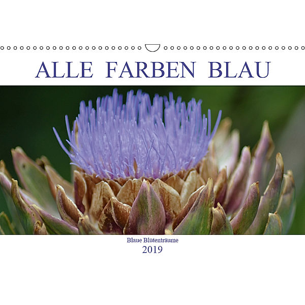 Alle Farben Blau - Blaue Blütenträume (Wandkalender 2019 DIN A3 quer), Fotokullt