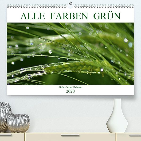 Alle Farben Grün (Premium, hochwertiger DIN A2 Wandkalender 2020, Kunstdruck in Hochglanz), Fotokullt, Isabell Kull