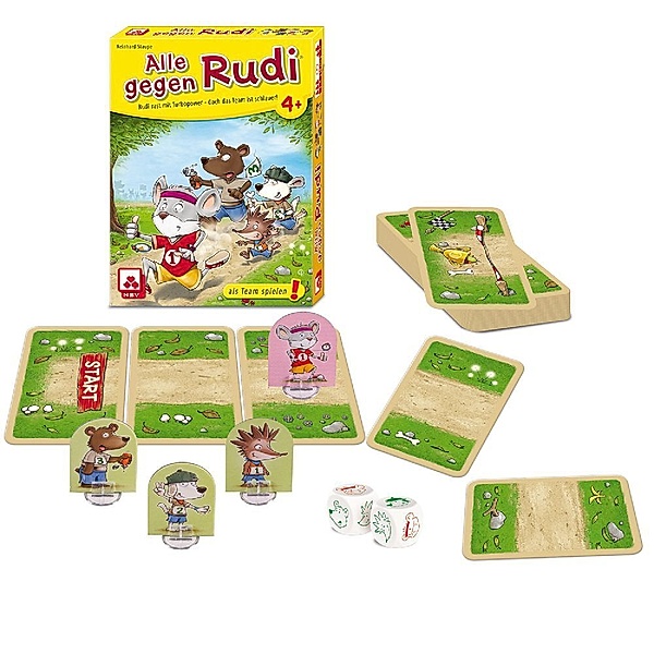 Nürnberger-Spielkarten-Verlag Alle gegen Rudi, Alle gegen Rudi
