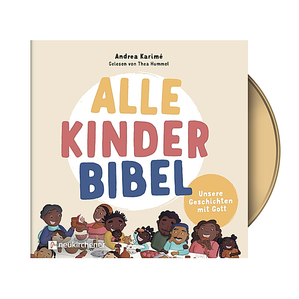 Alle-Kinder-Bibel,1 Audio-CD, MP3, Andrea Karimé