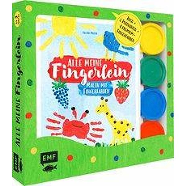 Alle meine Fingerlein: Malen mit Fingerfarben - Das Fingerfarben-Set, Pia von Miller