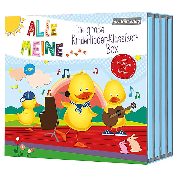 Alle meine Kinderlieder-Klassiker-Box,4 Audio-CDs, Diverse Interpreten