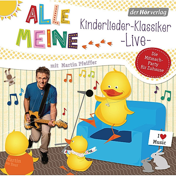 Alle meine ... Kinderlieder-Klassiker live,1 Audio-CD, Diverse Interpreten
