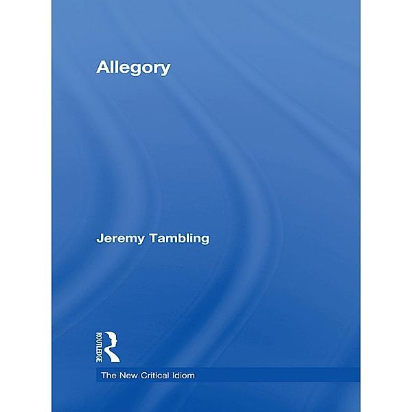 Allegory, Jeremy Tambling