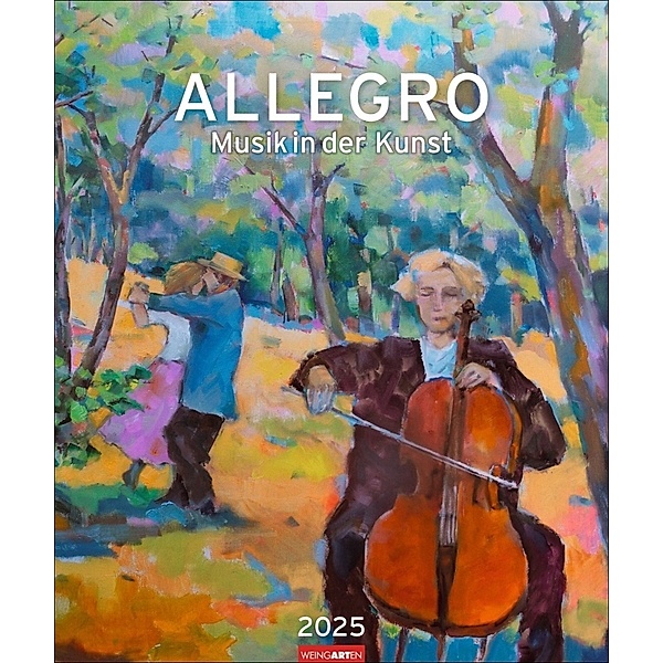 Allegro - Musik in der Kunst Kalender 2025 - Musik in der Kunst