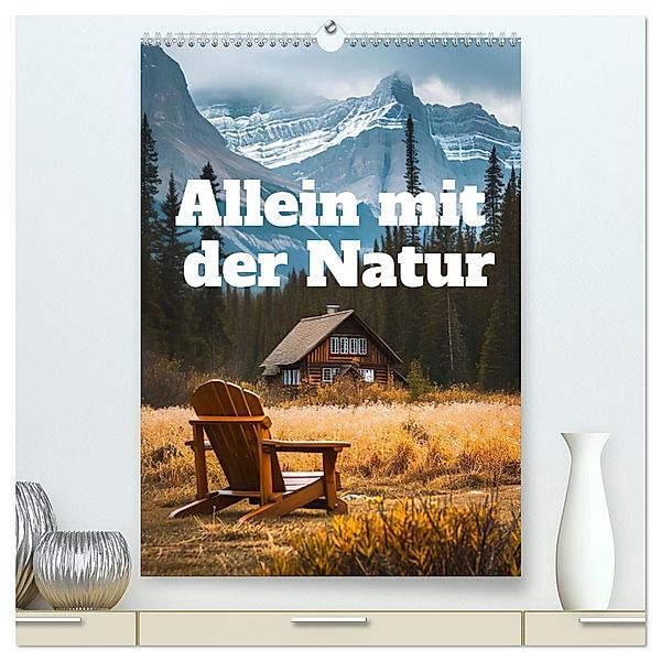 Allein mit der Natur (hochwertiger Premium Wandkalender 2025 DIN A2 hoch), Kunstdruck in Hochglanz, Calvendo, Ally Bee