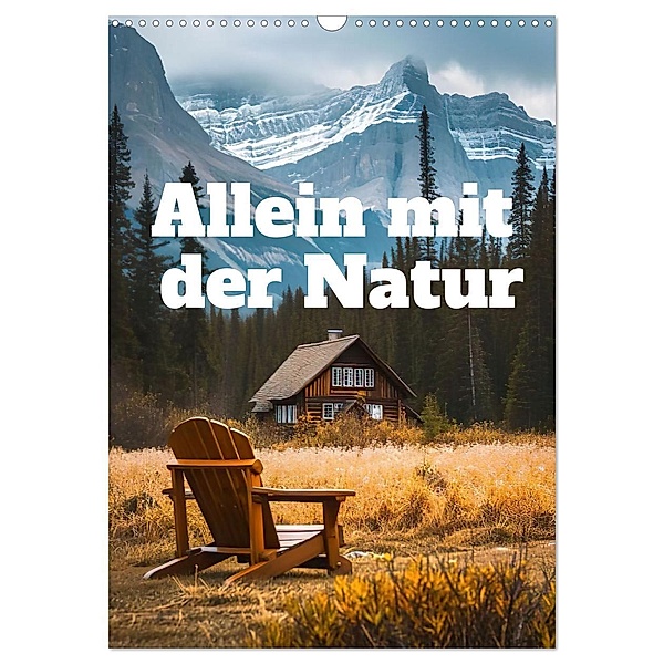 Allein mit der Natur (Wandkalender 2025 DIN A3 hoch), CALVENDO Monatskalender, Calvendo, Ally Bee