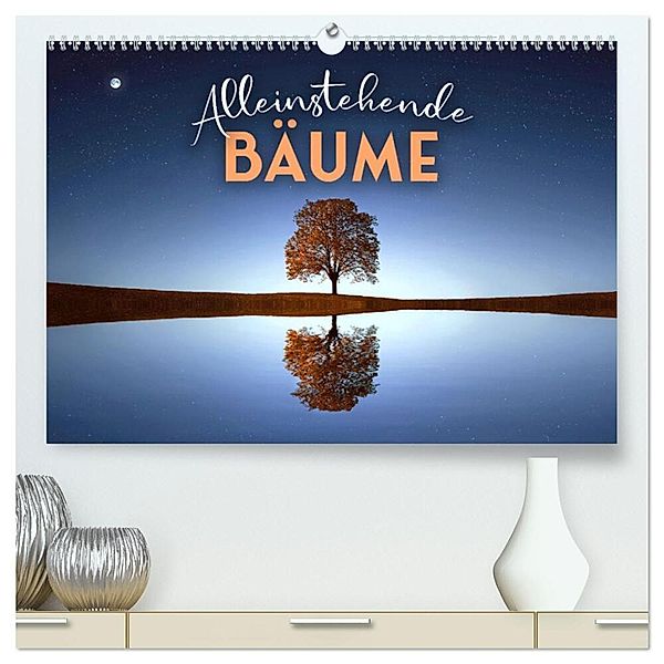 Alleinstehende Bäume (hochwertiger Premium Wandkalender 2024 DIN A2 quer), Kunstdruck in Hochglanz, SF