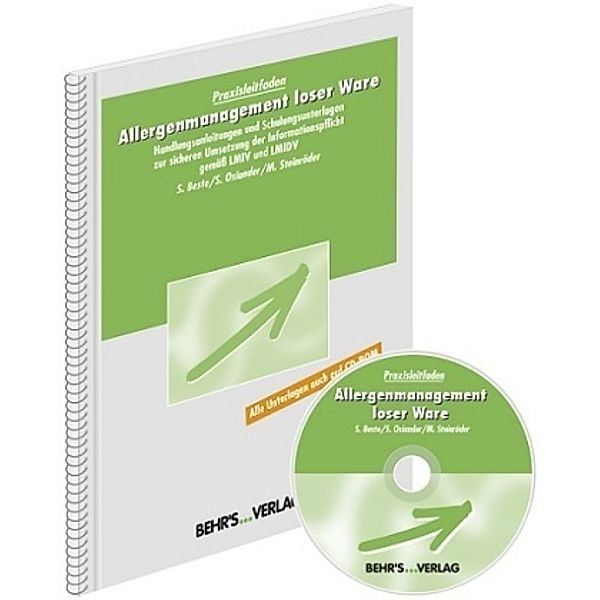 Allergenmanagement loser Ware, m. CD-ROM, Sonja Beste, Manuela Steinröder, Sonja Osiander