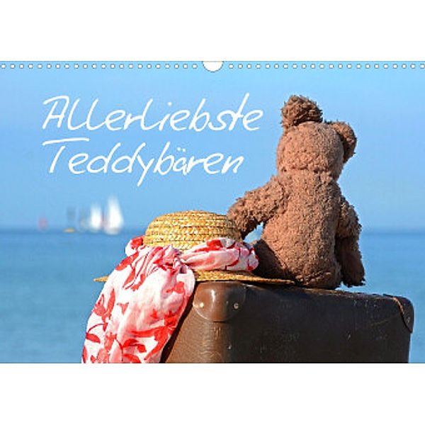 Allerliebste Teddybären (Wandkalender 2023 DIN A3 quer), Sarnade