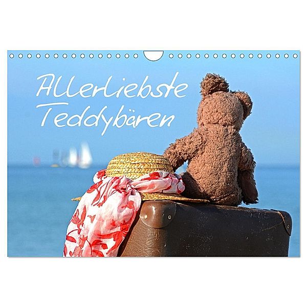 Allerliebste Teddybären (Wandkalender 2024 DIN A4 quer), CALVENDO Monatskalender, Sarnade