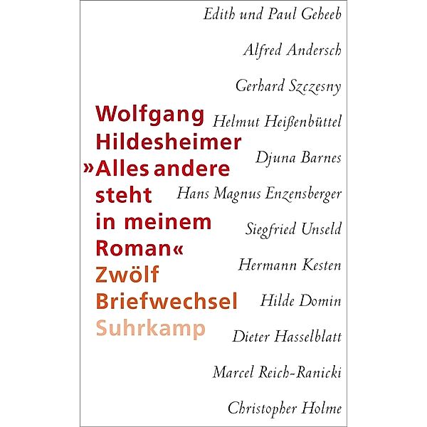 Alles andere steht in meinem Roman, Wolfgang Hildesheimer