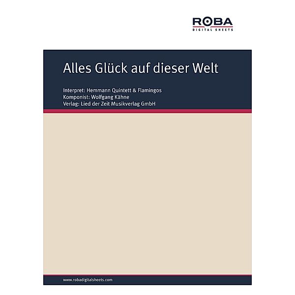 Alles Glück auf dieser Welt, Wolfgang Kähne, Fred Gertz