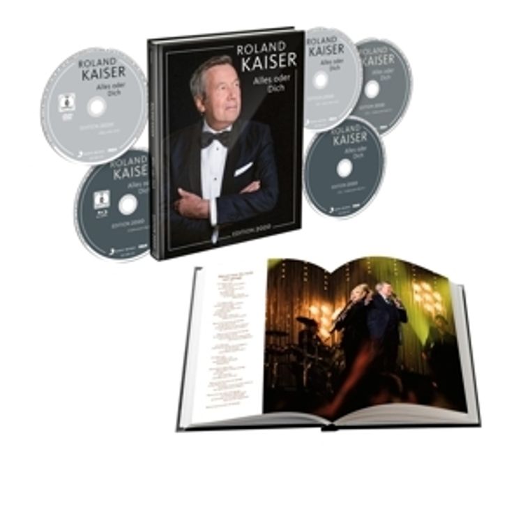 Alles oder Dich Edition 2020 Streng limitiert, 3 CDs + DVD + Blu-ray + Buch  von Roland Kaiser | Weltbild.de