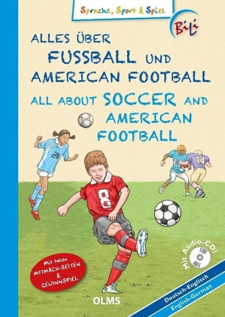 Alles über Fußball und American Football, Deutsch-Englisch, m. Audio-CD Buch