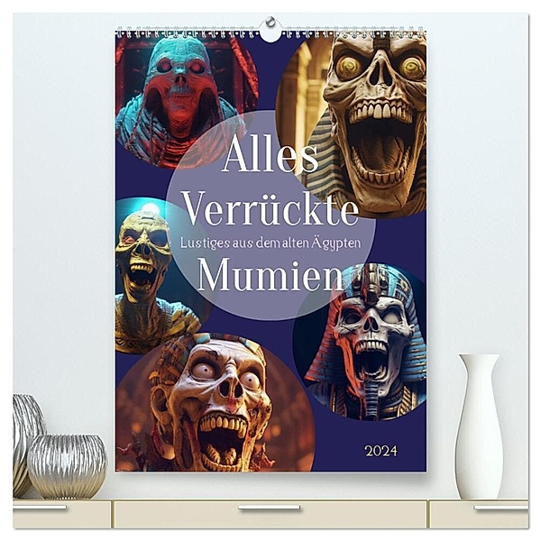 Alles verrückte Mumien (hochwertiger Premium Wandkalender 2024 DIN A2 hoch), Kunstdruck in Hochglanz, Calvendo