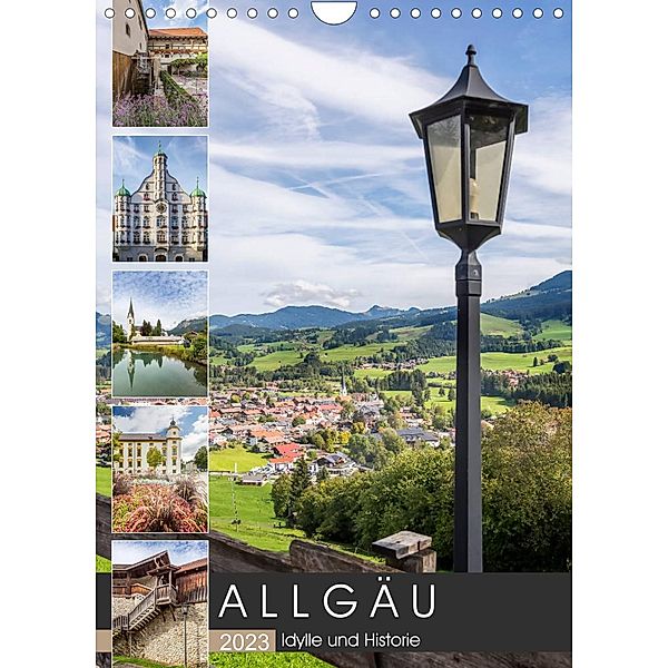 ALLGÄU Idylle und Historie (Wandkalender 2023 DIN A4 hoch), Melanie Viola