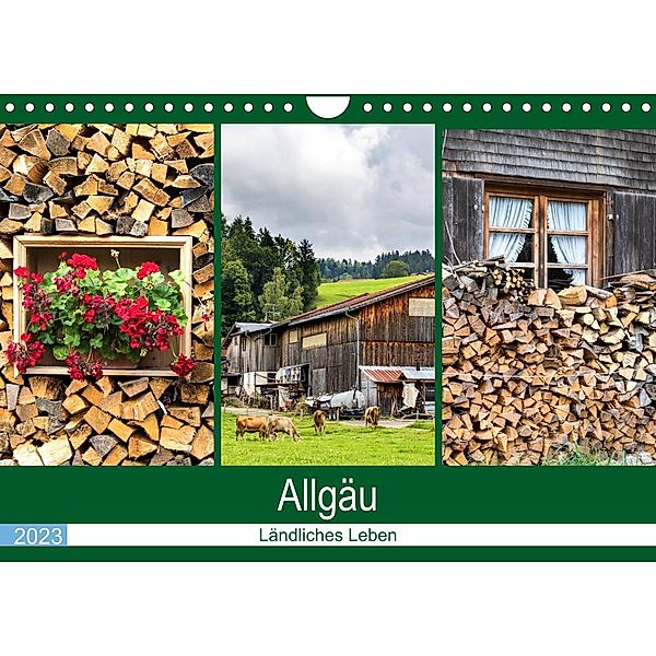 Allgäu - Landliches Leben (Wandkalender 2023 DIN A4 quer), Brigitte Dürr