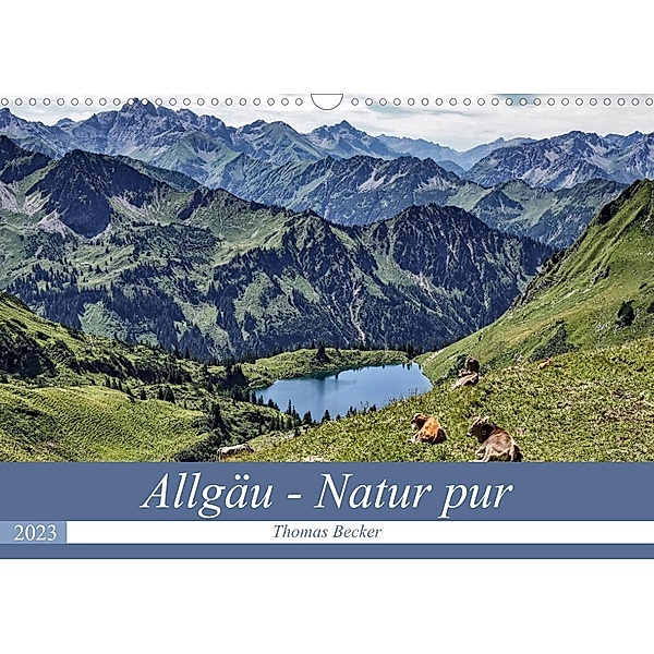 Allgäu - Natur pur (Wandkalender 2023 DIN A3 quer), Thomas Becker