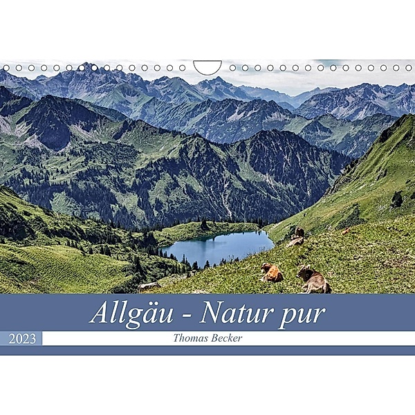 Allgäu - Natur pur (Wandkalender 2023 DIN A4 quer), Thomas Becker