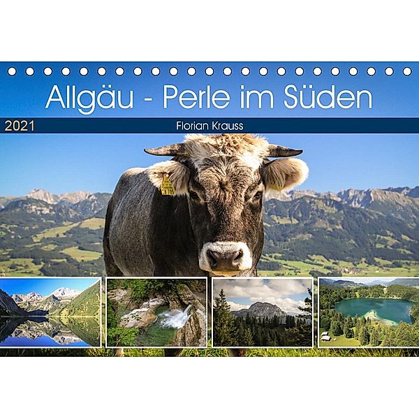 Allgäu - Perle im Süden (Tischkalender 2021 DIN A5 quer), Florian Krauss