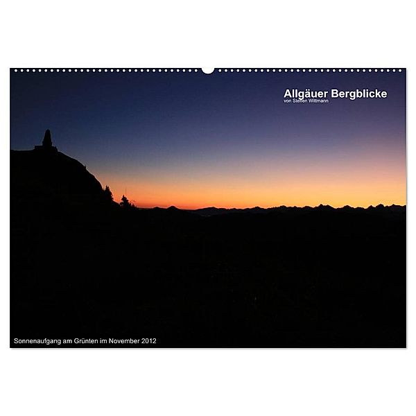 Allgäuer Bergblicke (Wandkalender 2024 DIN A2 quer), CALVENDO Monatskalender, Wittmann Steffen