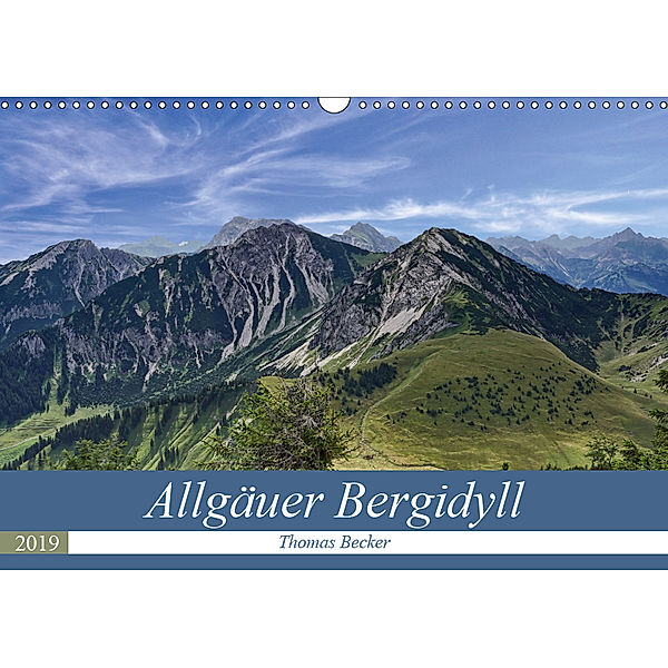 Allgäuer Bergidyll (Wandkalender 2019 DIN A3 quer), Thomas Becker