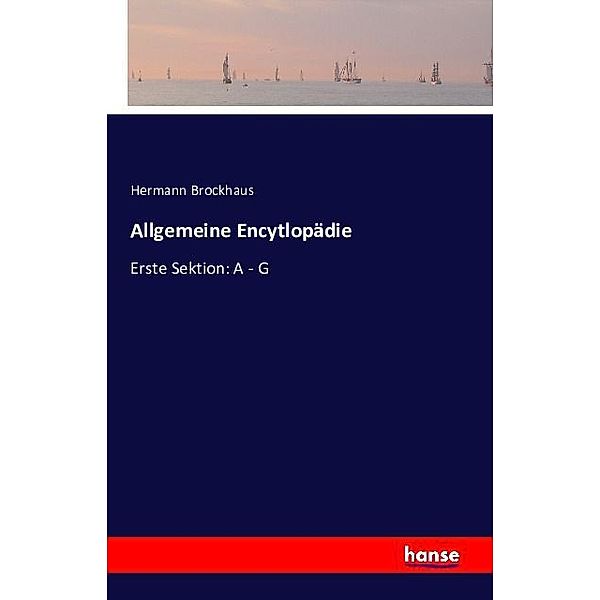 Allgemeine Encytlopädie, Hermann Brockhaus