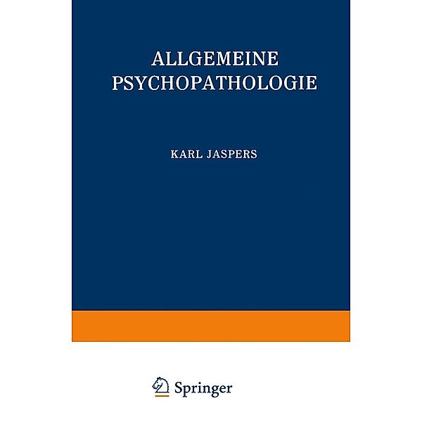 Allgemeine Psychopathologie, Karl Jaspers